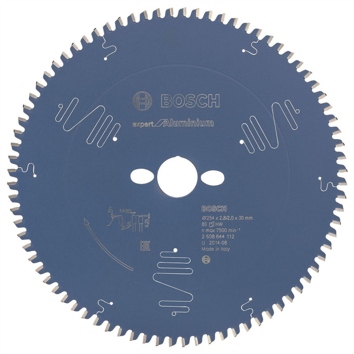 Bosch: saw blades  - Expert for Aluminium 254 x 30 x 2,8 mm, 80 -  SKU: 2608644112