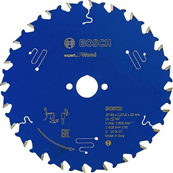 Bosch: saw blades  - Expert for Wood 160 x 20 x 2,2 mm, 24 -  SKU: 2608644016