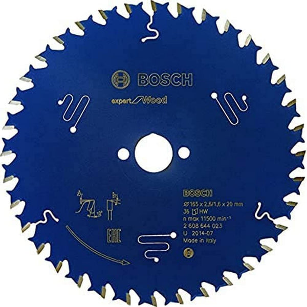 Bosch: saw blades  - Expert for Wood 165 x 20 x 2,6 mm, 36 -  SKU: 2608644023