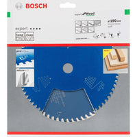 Bosch Expert for Wood Circular Saw Blade 190mm, 56 Teeth - Wood Cutting
