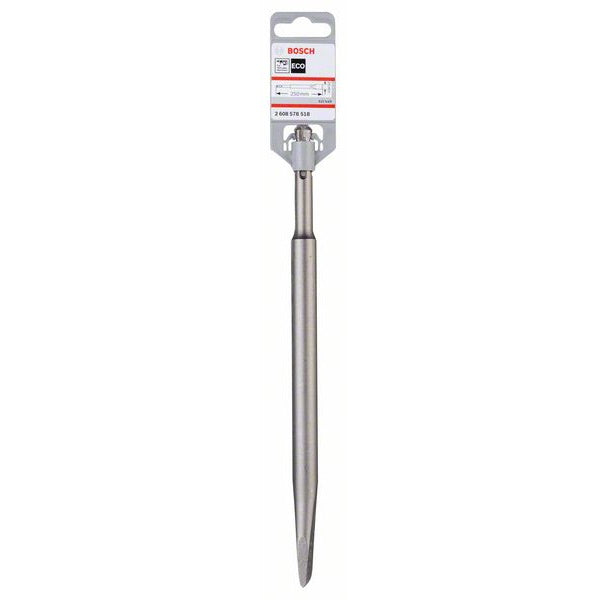 Bosch SDS Plus Flat Chisel 250mm: Demolition & Renovation Tool. Concrete & Brick Chisel Compatible with SDS Plus Hammers