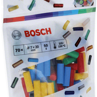 Bosch Gluey Color Glue Sticks: Hot Glue Sticks for Crafts & DIY - Multi-Color Pack Adhesive Refills