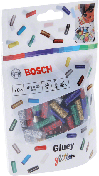 Bosch Gluey Glitter Glue Sticks: Craft Supplies for DIY Projects - Sparkly Fun!