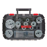 Bosch Progressor Hole Saw Set: Wood & Metal Cutting Kit - Sizes 20-71mm - Durable BiM Construction