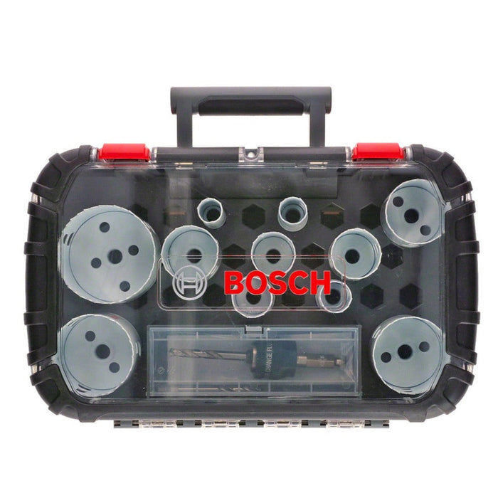 Bosch Progressor Hole Saw Set: Wood & Metal Cutting Kit - Sizes 20-71mm - Durable BiM Construction