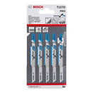Bosch T127D Jigsaw Blades HSS - Aluminum Cutting Set (5-Pack). Metal Saw Blades for Aluminum, Epoxy. Buy online.
