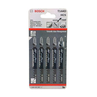 Bosch T144D Jigsaw Blades: 5-Piece Set, HCS Speed for Wood, Fast Cut Wood Blade
