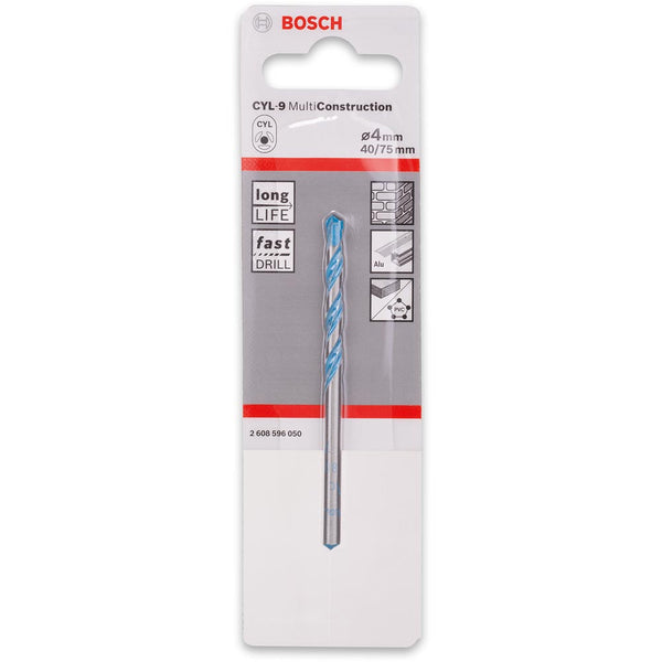 Bosch CYL-9 MultiConstruction Drill Bit: Versatile for Wood, Metal, Plastic & Masonry