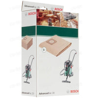 Bosch Dust extraction - Disposable Paper Filter bag for UniversalVac 20, 5 pc -  2609256F33