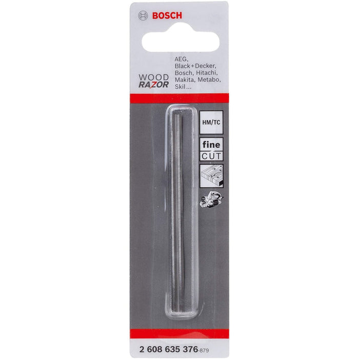 Bosch TCT Planer Blade 82mm - Wood Razor Replacement Blade for Fine Cuts | Woodworking Tool