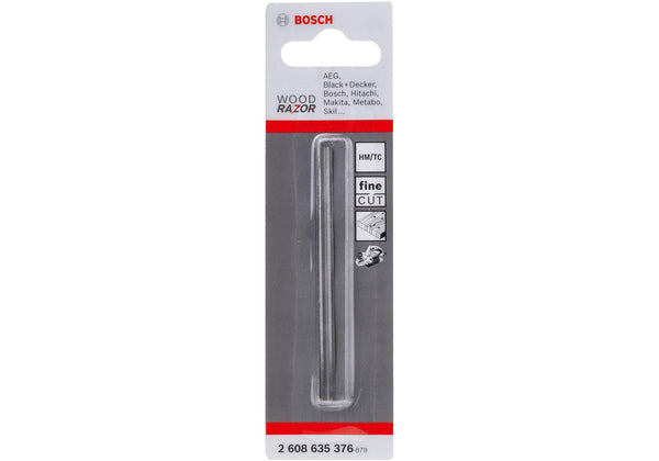 Bosch TCT Planer Blade 82mm - Wood Razor Replacement Blade for Fine Cuts | Woodworking Tool