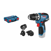 Bosch GSR 12V-35 FC Cordless Drill Driver Kit w/ Attachments - Compact 12V Power Tool, Model 06019H3003