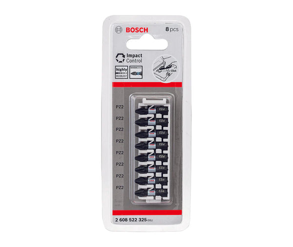 Bosch - Impact SD Bit Insert Pack: PH2 (8pc) - 2608522324