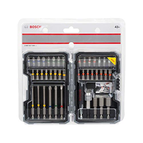 Bosch Sets - Bit and Nutsetter Set, 43 pc + universal & magnetic holders -  2607017164