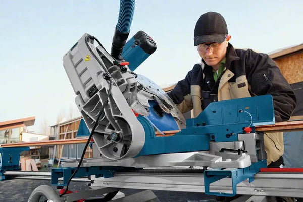 Bosch Mitre Saw GCM 12 GDL - 0601B23600 + Stand for Saw GTA 2600 - 0601B12300
