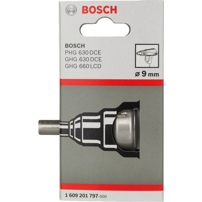 Bosch 9mm Reduction Nozzle - Heat Gun Accessory | Model 1609201797 - Concentrated Heat for Soldering, Shrinking, & More