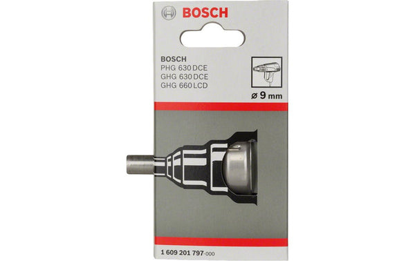 Bosch 9mm Reduction Nozzle - Heat Gun Accessory | Model 1609201797 - Concentrated Heat for Soldering, Shrinking, & More