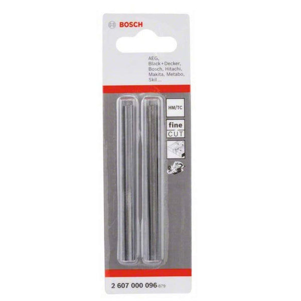 Bosch TCT Planer Blades 82mm 2-Pack | Reversible Woodworking Blades | Fits AEG, Makita & More