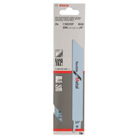 Bosch S922EF BIM Flexible Metal Cutting Reciprocating Saw Blade 2-Pack - 6