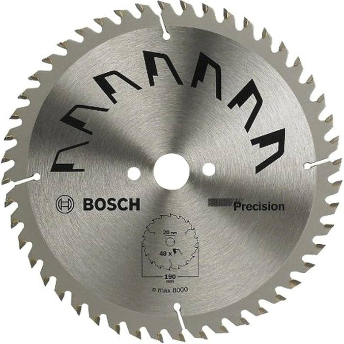 Bosch 230mm Saw Blade 48T TCT: Wood Cutting Circular Blade. Heavy Duty & Precision. Durable Power Tool Accessory