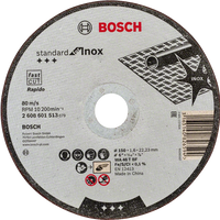 Bosch Inox Cutting Disc 150mm: Standard Stainless Steel Cutting Wheel - Fast, Thin Cut | WA 46 T BF