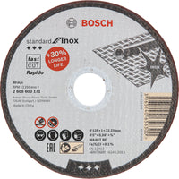 Bosch 125mm Inox Cutting Disc WA60T BF | Stainless Steel Cut-Off Wheel