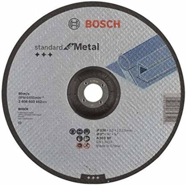 Bosch Bonded abrasives - Cutting depressed centre Standard Metal A 30 S BF, 230, 22,23, 3,0 -  2608603162