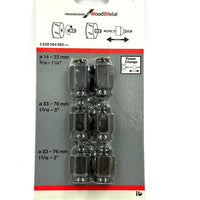 Bosch Transition Hex Socket Adapter Set: Hole Saw Adapters for Wood & Metal - Power Change - 2608584682