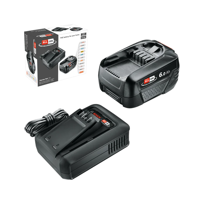 Bosch DIY | Battery Starter Set 18V 1x 6.0Ah Battery + Charger AL 18V-44 - 1600A032A8