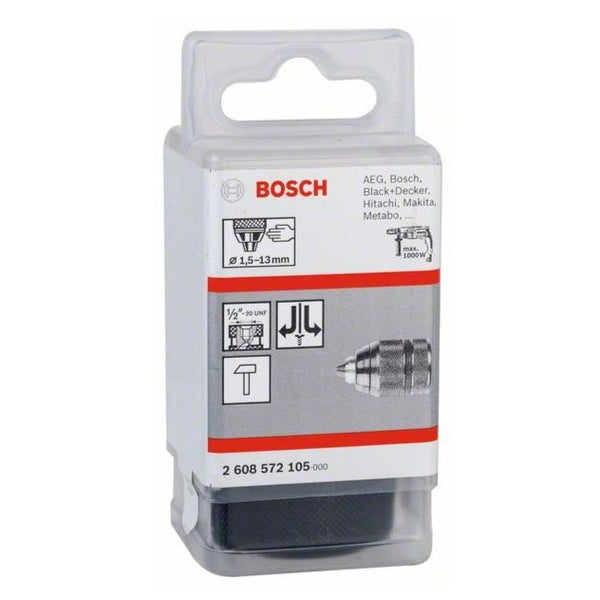 Bosch Chucks - Keyless Chucks Up To 13 Mm 1.5 ? 13 Mm, 1/2" - 20 -  2608572105