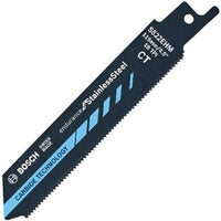 Bosch S922EHM Stainless Steel Reciprocating Saw Blade: 4.5 inch, 18 TPI, Carbide