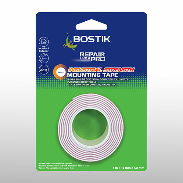 Bostik INDUSTRIAL M/TAPE ROLL 1mx18mmx1.2mm - 1-1073