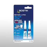 BOSTIK BLITS STIK SUPER GLUE COMBO 2 X 3G B/C - 1-0718