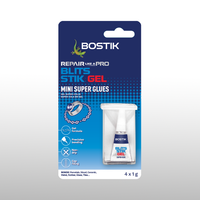 BOSTIK BLITS STIK MINI SUPER GLUES 4 X 1G B/C - 1-0716