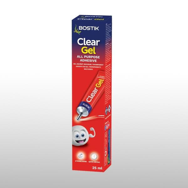 BOSTIK CLEAR GEL BOX 25ML - 1-0560