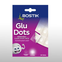 BOSTIK GLUE DOTS REMOVABLE-64 DOTS - 1-2604