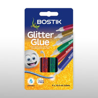 BOSTIK RAINBOW GLITTER GLUE 6 X 10,5ML B/C - 1-2010