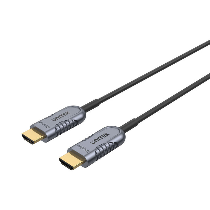 UNITEK C11033DGY 50M 8K HDMI ACTIVE OPTICAL CABLE - CAB-HDMI2-OPT-50M-U