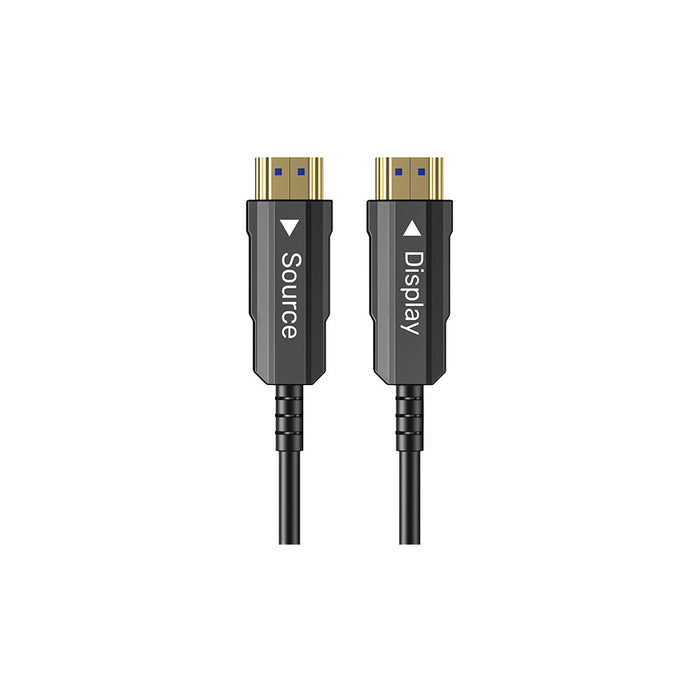 UNITEK 50M ACTIVE OPT CAB BLACK(C11072BK-50M) - CAB-HDMI-OPT-50M-BLK