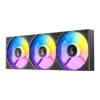 Antec Connect 120 Reverse ARGB PWM Fan 3 Pack - Black-C120R ARGB 3PK BK