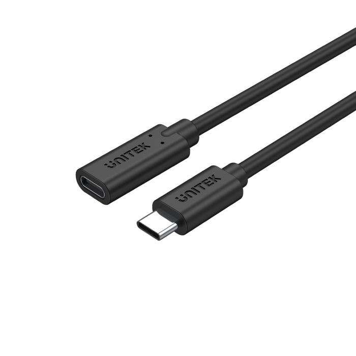 UNITEK 0.5M USB3.2 TYPE-C, M-F EXT CABLE(C14086BK) - CAB-USB3-TC-0.5M-U