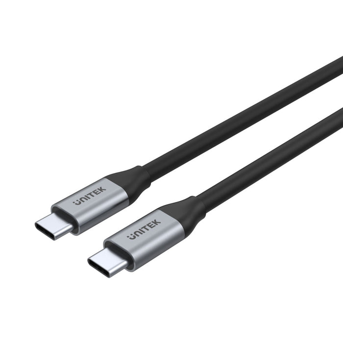 UNITEK C14091ABK 2M FULL-FEATURED TYPE-C CABLE SUPPORTING 4K @60HZ, 5GBPS DATA TRANSFER AND MAX. 20V 5A 100W POWER DELIVERY - CAB-TYPE-C-2M-U