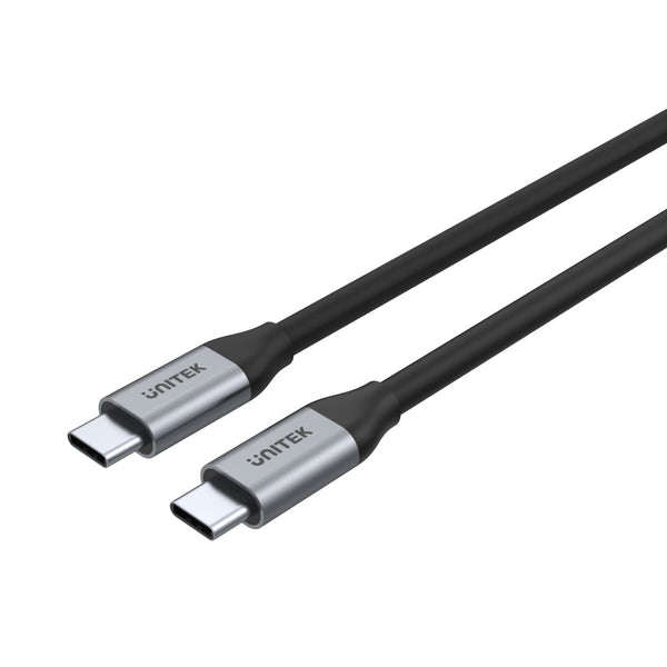UNITEK C14091ABK 2M FULL-FEATURED TYPE-C CABLE SUPPORTING 4K @60HZ, 5GBPS DATA TRANSFER AND MAX. 20V 5A 100W POWER DELIVERY - CAB-TYPE-C-2M-U