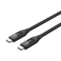 UNITEK 0.8M (USB4)TYPE-C (M-M)100W CAB(C14100BK) - CAB-USB-C-100W-0.8M