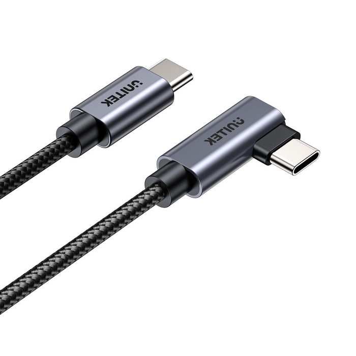 UNITEK C14123BK 3M 100W TYPE-C 90° CABLE - CAB-USB-100W-3M