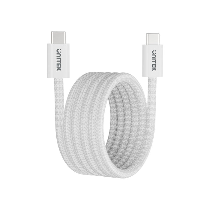UNITEK 14141AW 1M 100W MAGNETIC TYPE-C CABLE - CAB-MAG-USB-C-1M-WH