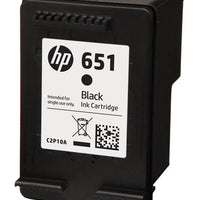 HP 651 Black Ink Cartridge- IA 5575 / 5645-C2P10AE