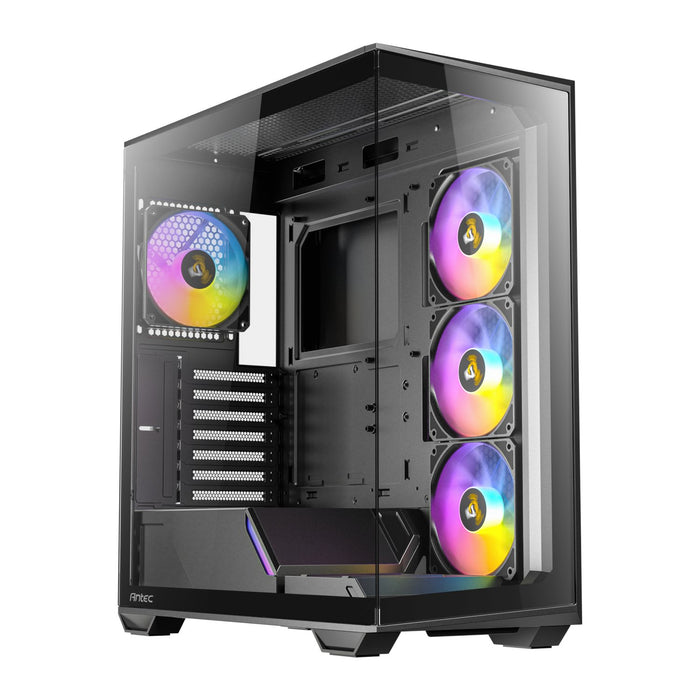 Antec C3 ARGB PC Case: Mid-Tower Gaming Chassis with Tempered Glass and RGB Fans.