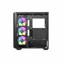 Antec C3 ARGB Black Mid-Tower Gaming PC Chassis with Tempered Glass Side Panel and Rainbow Fans