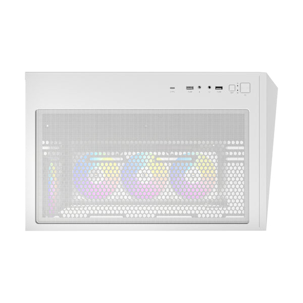 Antec C5 ARGB ATX DUAL Mid Tower Gaming Chassis – White-C5 ARGB W